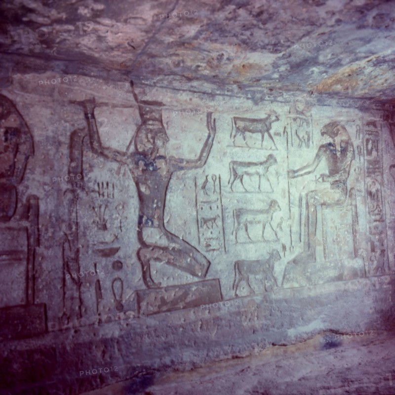 Abou-Simbel, Grand temple de Ramsès II. Salle latérale