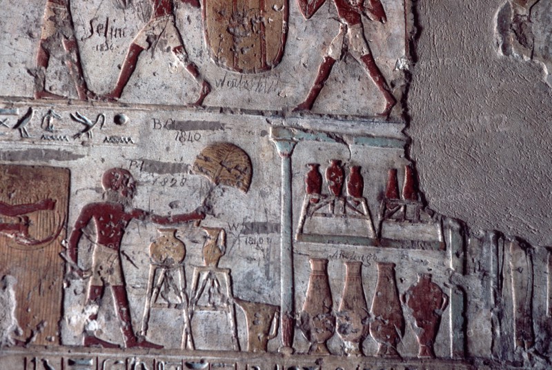 El Kab, Tombe de Pahéri, Scènes de travaux agricoles