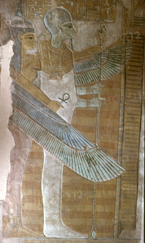 The Tomb of Setnakht and Tausert, The god Ptah and godess Maat