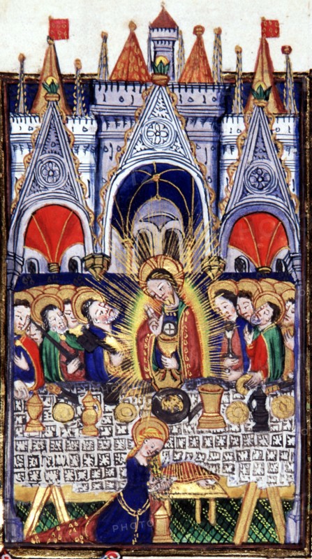 Manuscrit des Heures de Rohan-Montauban : La Dernière Cène