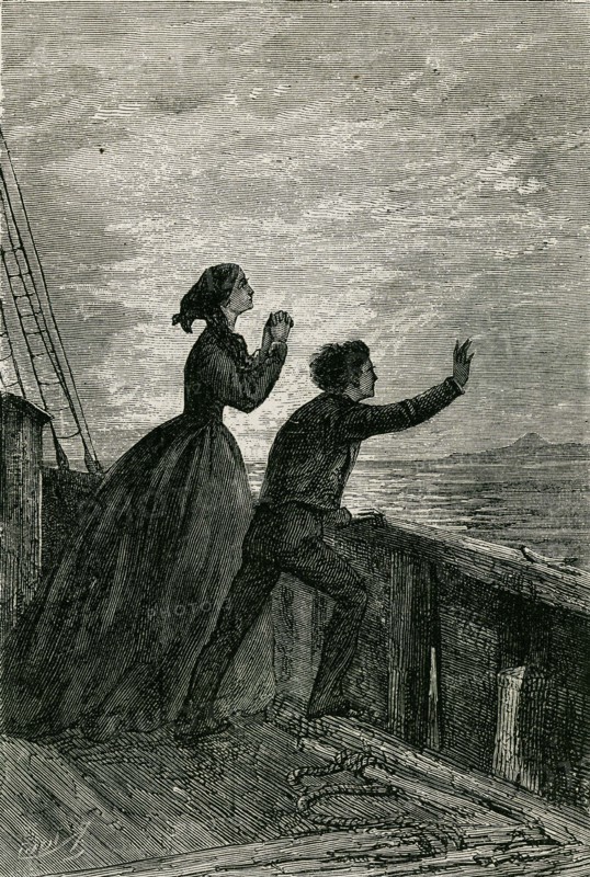 Jules Verne, "Les Enfants du capitaine Grant", illustration