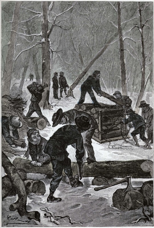 Jules Verne, "Deux ans de vacances", illustration