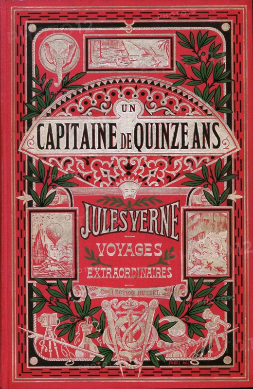 Jules Verne, 'A Captain at Fifteen', cover