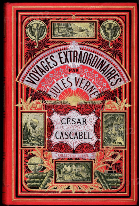 Jules Verne, "César Cascabel", couverture