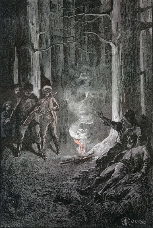 Jules Verne, "César Cascabel", illustration