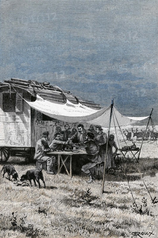 Jules Verne, 'César Cascabel', illustration