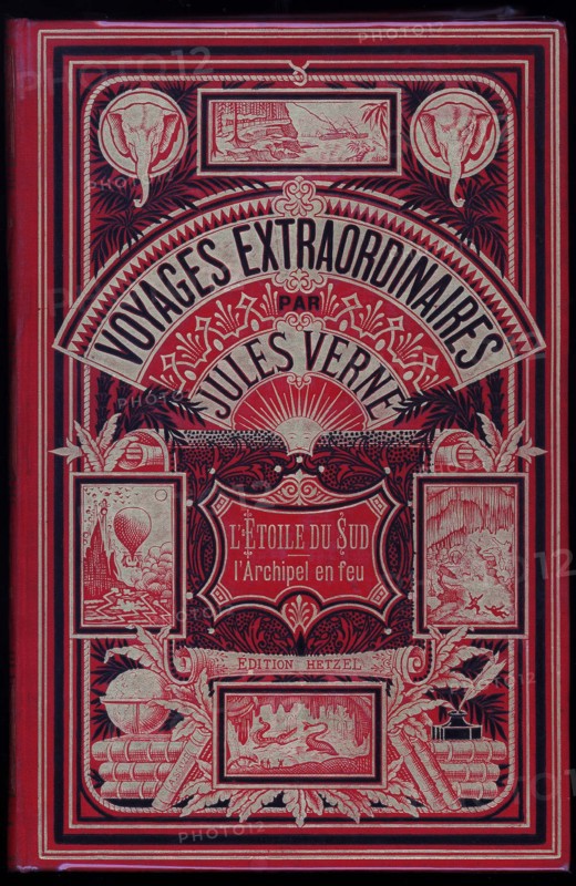 Jules Verne, "L'Etoile du Sud. L'Archipel en feu", couverture