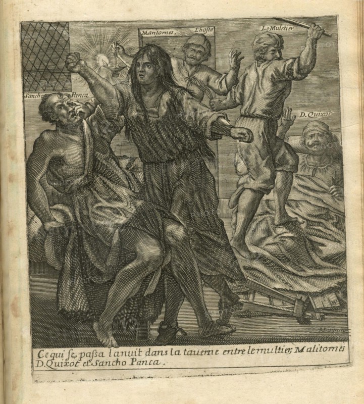 Les Aventures de Don Quichotte et Sancho Pansa. Illustration