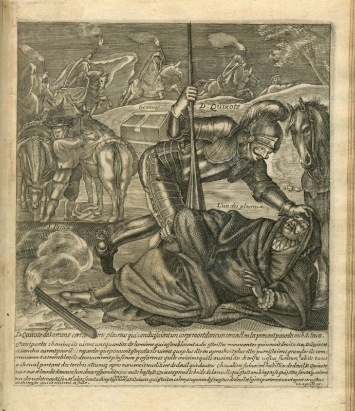 Les Aventures de Don Quichotte et Sancho Pansa. Illustration