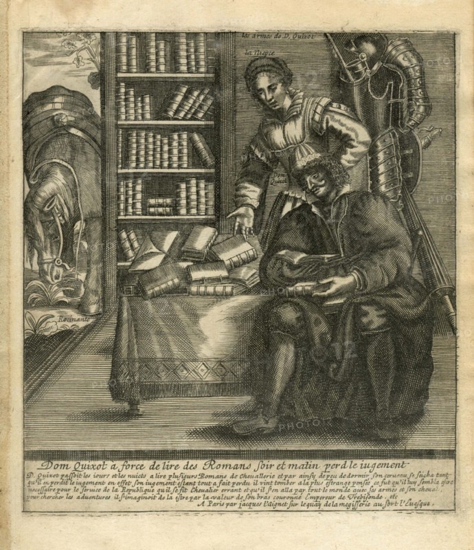 Les Aventures de Don Quichotte et Sancho Pansa. Illustration