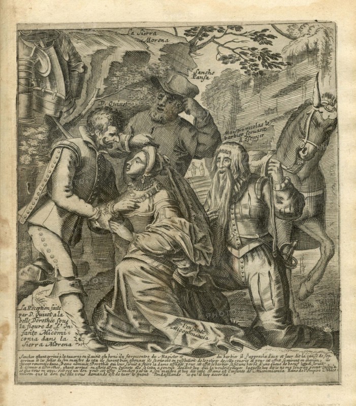 Les Aventures de Don Quichotte et Sancho Pansa. Illustration