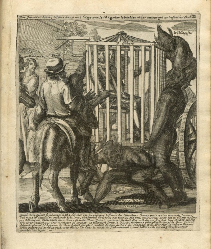 The Adventures of Don Quichotte and Sancho Pansa. Illustration