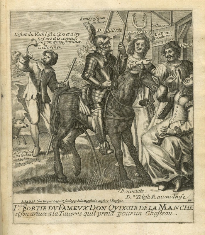 Les Aventures de Don Quichotte et Sancho Pansa. Illustration