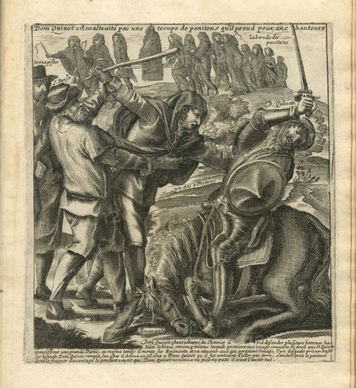 Les Aventures de Don Quichotte et Sancho Pansa. Illustration