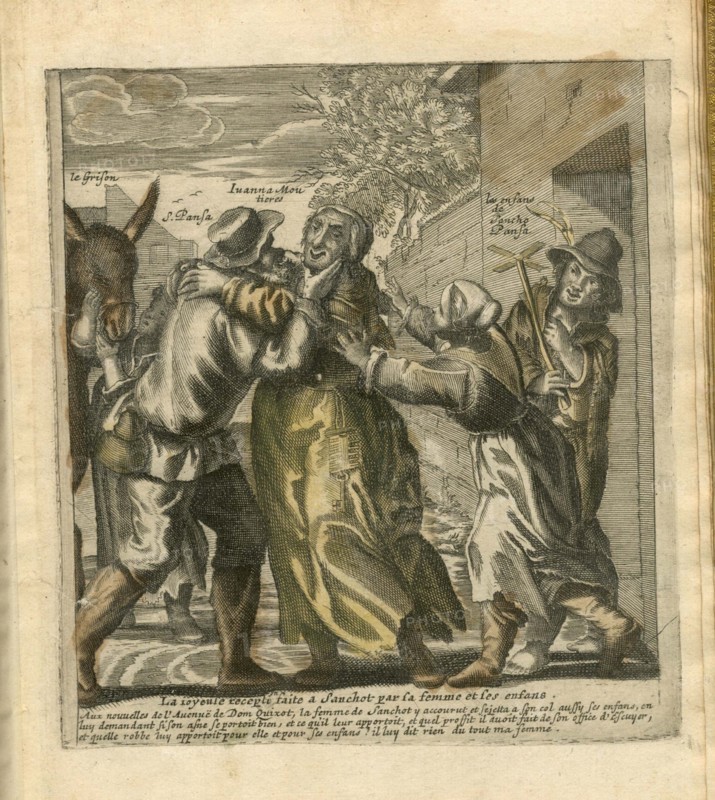 Les Aventures de Don Quichotte et Sancho Pansa. Illustration