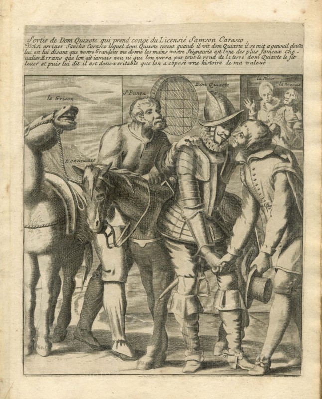 Les Aventures de Don Quichotte et Sancho Pansa. Illustration