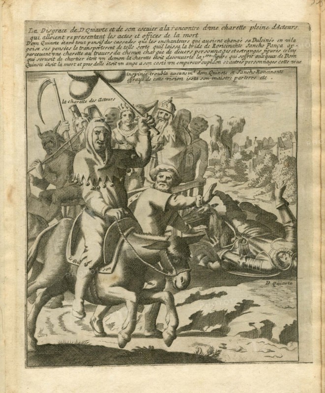 Les Aventures de Don Quichotte et Sancho Pansa. Illustration