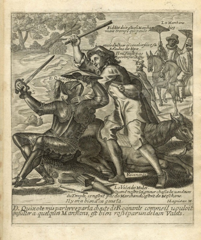 Les Aventures de Don Quichotte et Sancho Pansa. Illustration