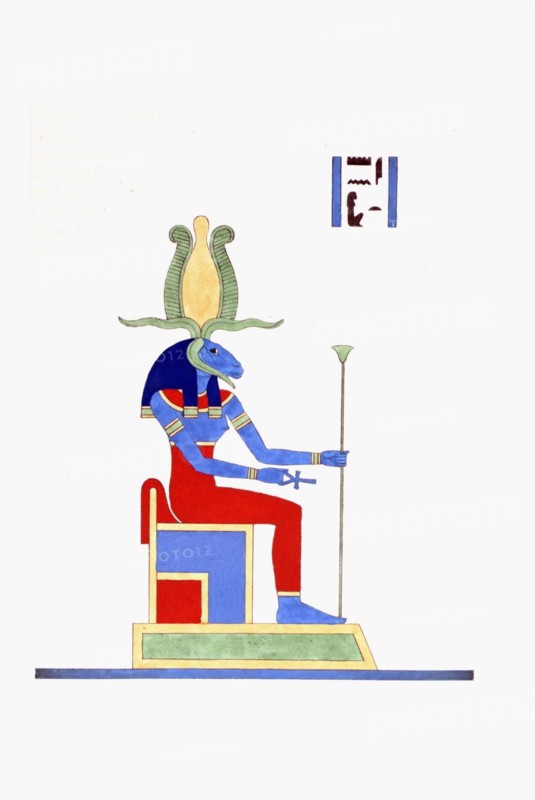 Neith, ram-headed