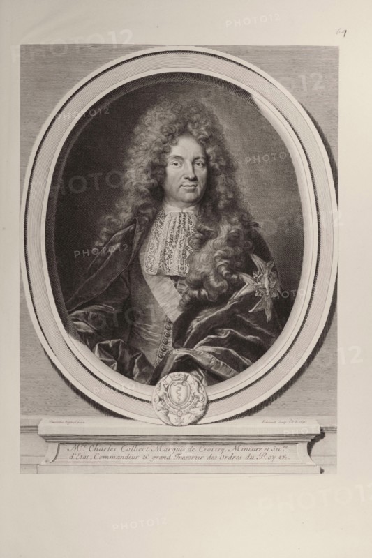 Edelinck, (after) Rigaud, Charles Colbert de Croissy