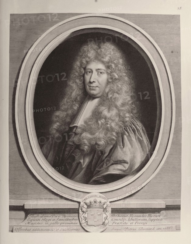 Thomas Alexandre Morant, Edelinck, (after) de Largillère