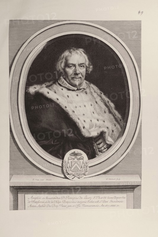Remi du Laury, Edelinck, (after) van Oost