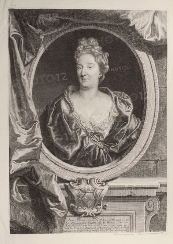 Vermeulen, (d'après) Rigaud, Anne Marie Louise d'Orléans