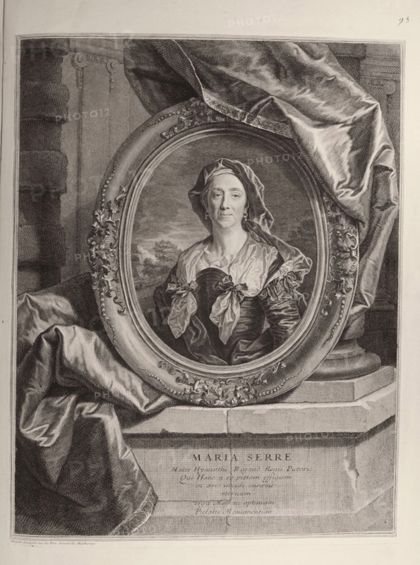 Drevet, (d'après) Rigaud, Maria Serre