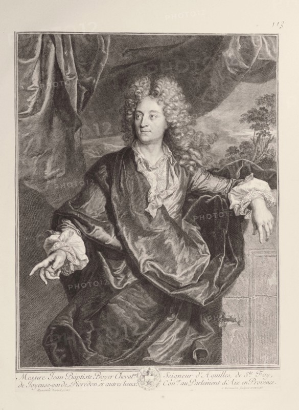 Jean-Baptiste de Boyer, Coelemans, (after) Rigaud