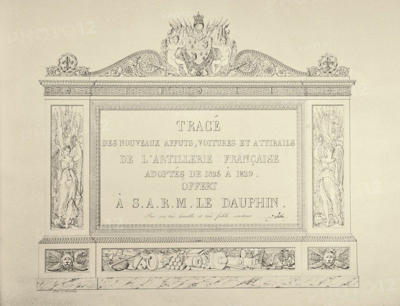 Traité d'artillerie française au 19e siècle