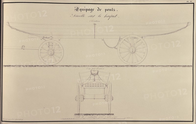 Traité d'artillerie : Nacelle sur le haquet