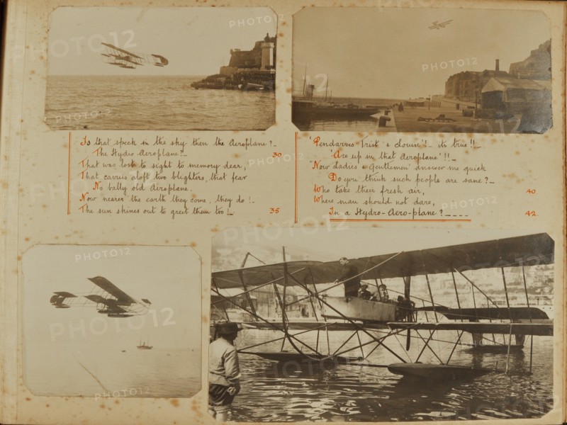 Album de voyage d'une famille anglaise à Monte Carlo en 1912