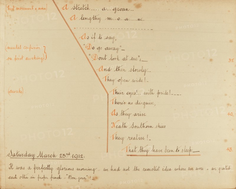 Travel diaries of an English family in Monte Carlo in 1912