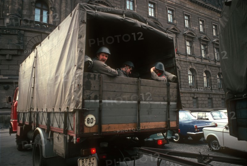 Soldiers in East Germany in 1982