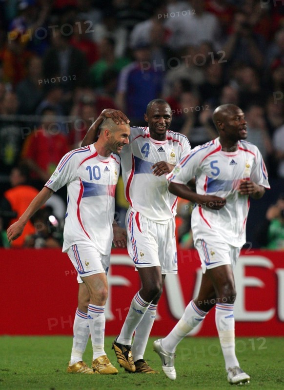 Zinedine Zidane, Patrick Vieira et William Gallas