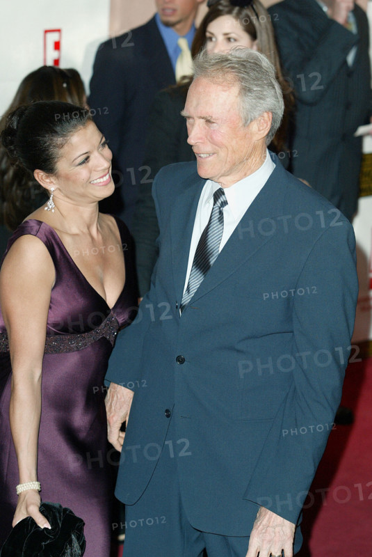 Clint Eastwood et son épouse Dina Ruiz