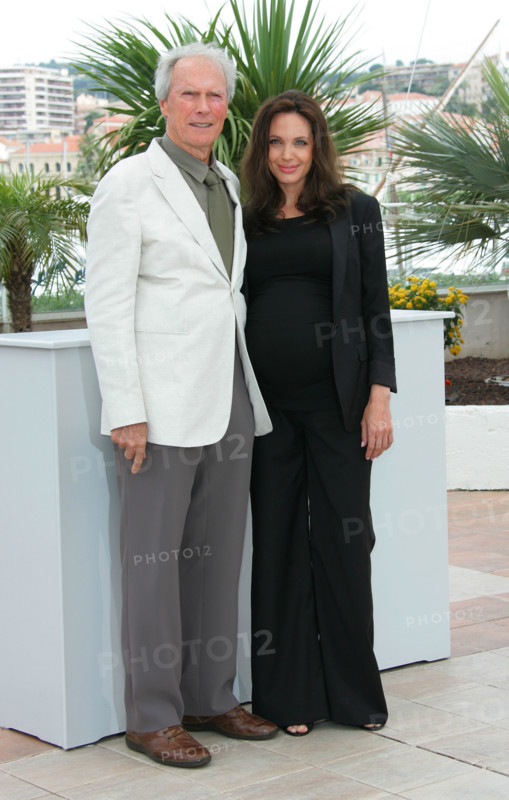 Clint Eastwood et Angelina Jolie - Festival de Cannes, mai 2008