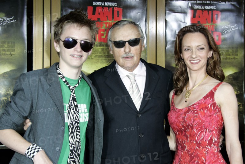 Dennis Hopper entre sa femme et son fils
