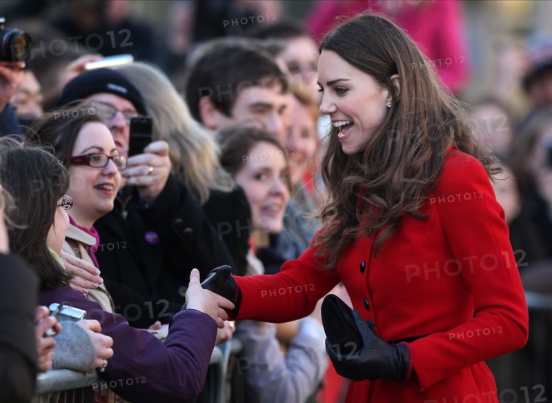 PRINCE WILLIAM & KATE MIDDLETON VISIT THE UNIVERSITY OF ST ANDREWS