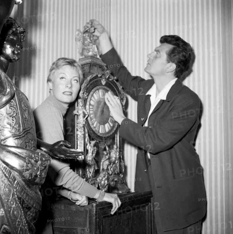 Michèle Morgan and Henri Vidal
