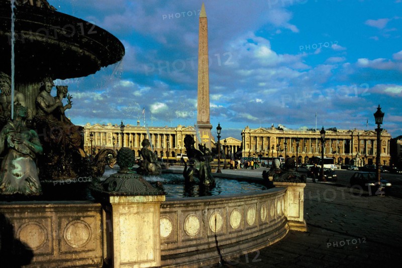 Obélisque de la place de la Concorde et les Tuileries, Paris