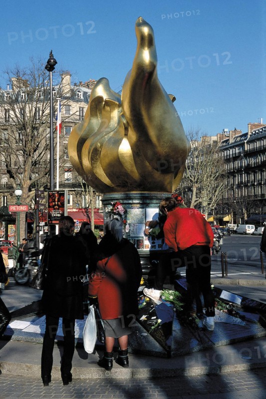 Flamme de la Liberté, pont de l'Alma