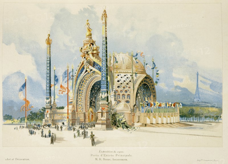 Porte d'entrée de l'Exposition Universelle de 1900