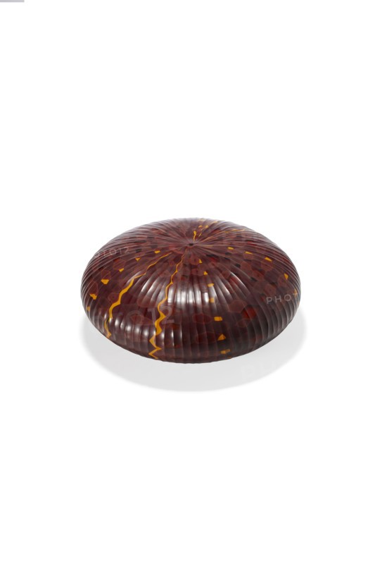 Micheluzzi, Brown Murrine vase