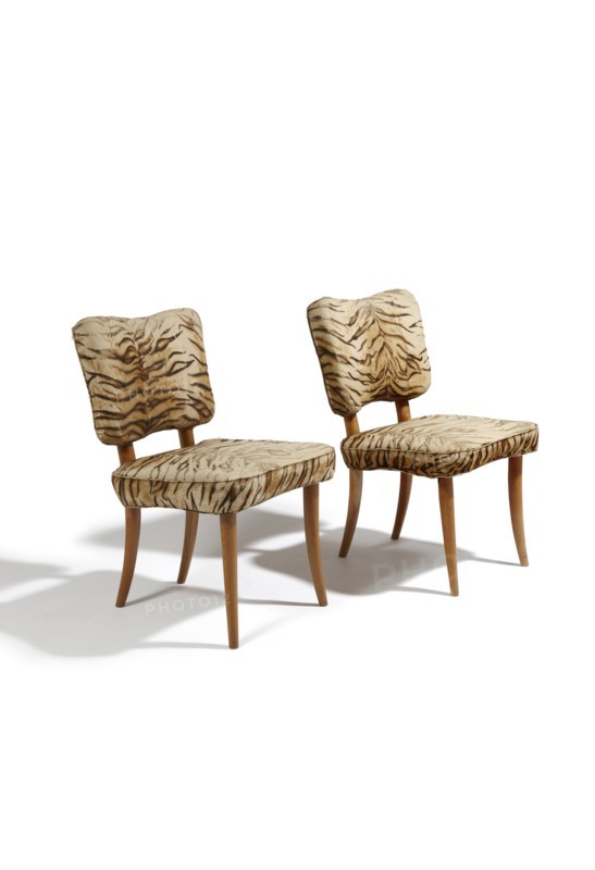 Jean Royere, Paire de Chaises