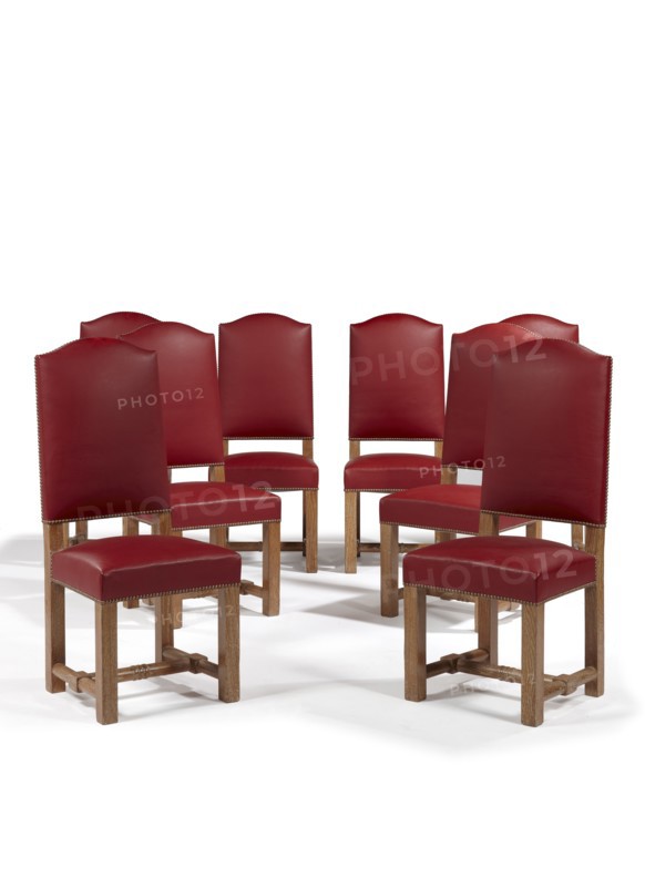 Paul Dupré-Lafon, Suite de huit chaises