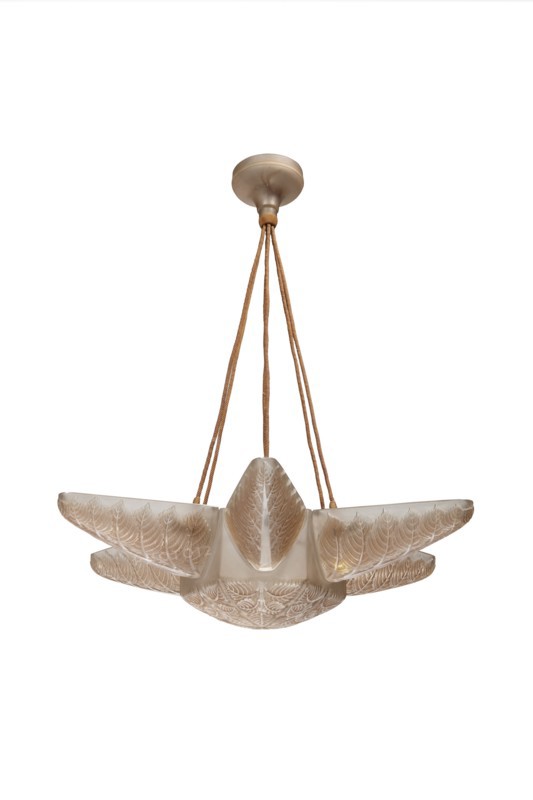 René Lalique, Lustre modèle "Noisetier"
