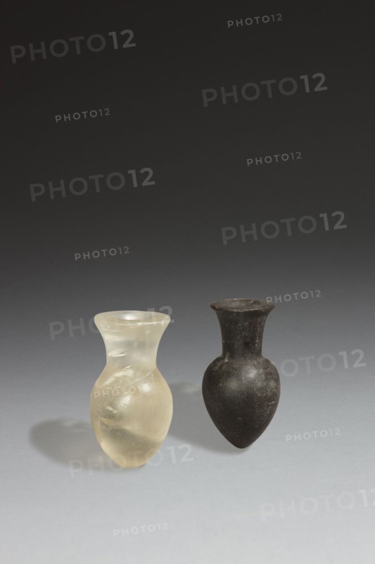 Set of two egyptian Opening of the Mouth Ceremony bottles