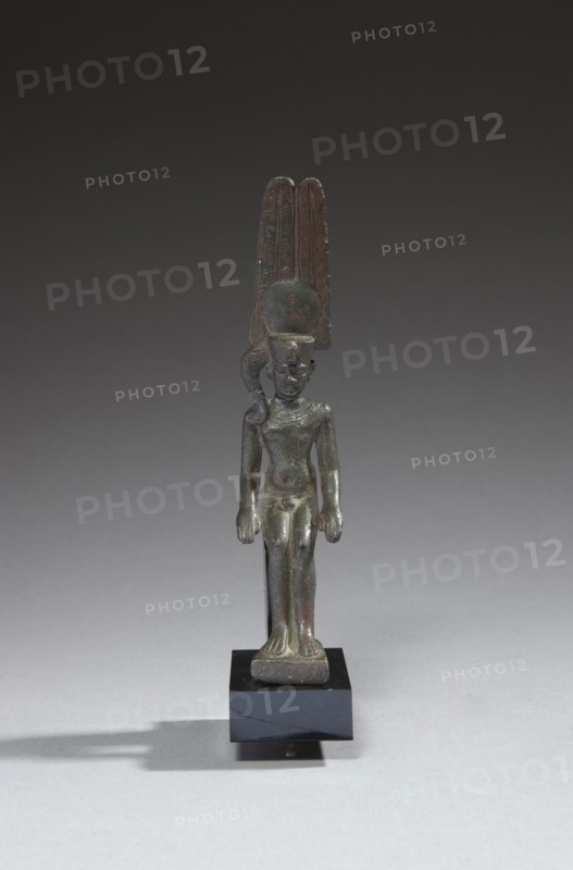 Egyptian statuette figuring the god Harpocrates