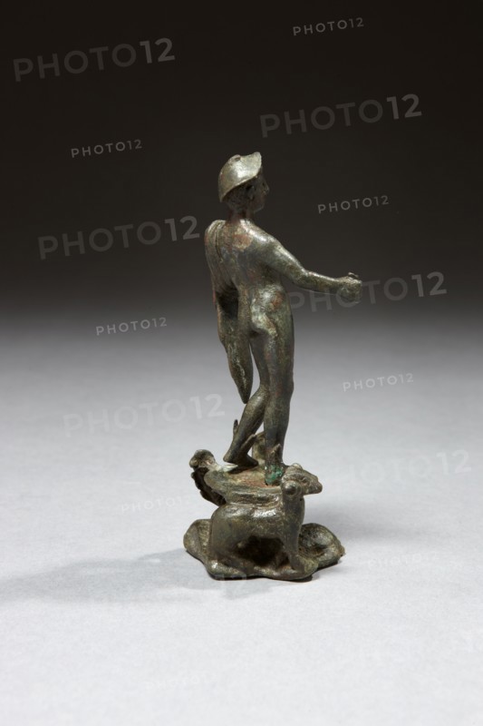 Statuette représentant le dieu Mercure (vue arrière)